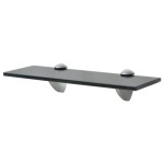 vidaXL Rafturi suspendate, 2 buc., 30 x 20 cm, sticlă, 8 mm