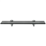 vidaXL Rafturi suspendate, 2 buc., 40 x 20 cm, sticlă, 8 mm