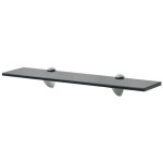 vidaXL Rafturi suspendate, 2 buc., 50 x 20 cm, sticlă, 8 mm
