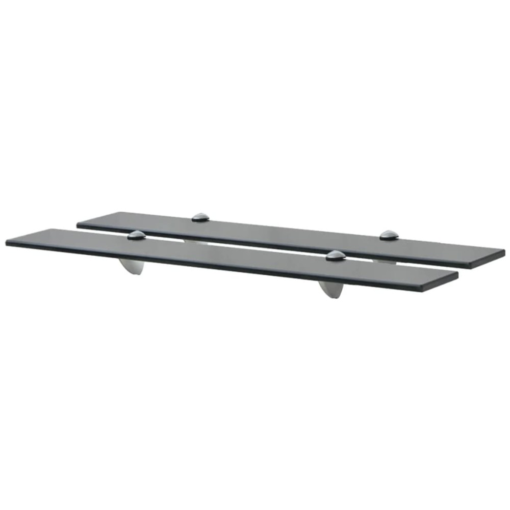 vidaXL Rafturi suspendate, 2 buc., 70 x 20 cm, sticlă, 8 mm