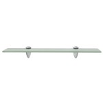 vidaXL Rafturi suspendate, 2 buc., 50 x 20 cm, sticlă, 8 mm