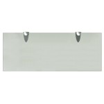 vidaXL Rafturi suspendate, 2 buc., 50 x 20 cm, sticlă, 8 mm