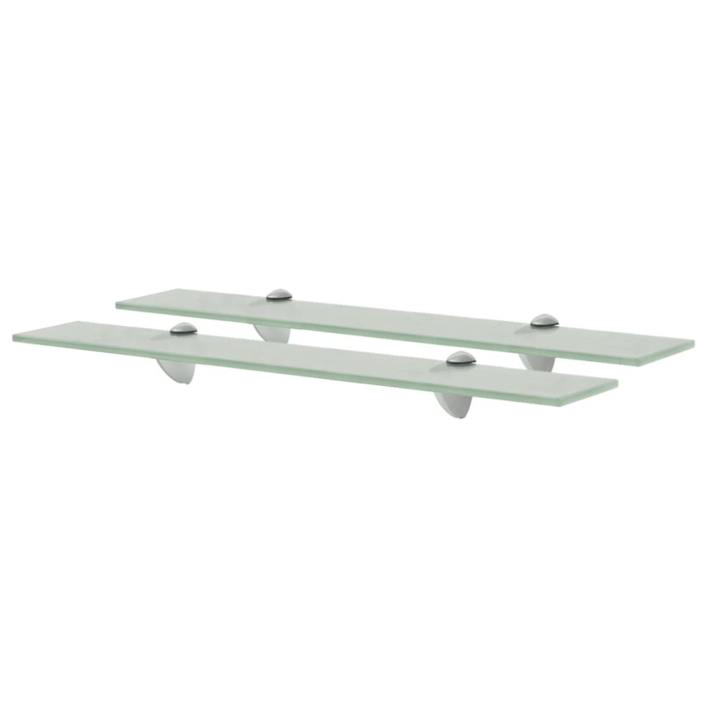 vidaXL Rafturi suspendate, 2 buc., 60 x 20 cm, sticlă, 8 mm