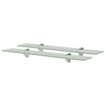 vidaXL Rafturi suspendate, 2 buc., 60 x 20 cm, sticlă, 8 mm