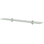 vidaXL Rafturi suspendate, 2 buc., 70 x 20 cm, sticlă, 8 mm