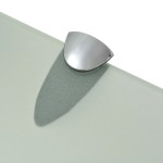vidaXL Rafturi suspendate, 2 buc., 70 x 20 cm, sticlă, 8 mm