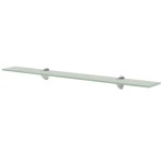 vidaXL Rafturi suspendate, 2 buc., 80 x 20 cm, sticlă, 8 mm