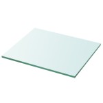 vidaXL Rafturi, 2 buc., 30 x 20 cm, panouri sticlă transparentă