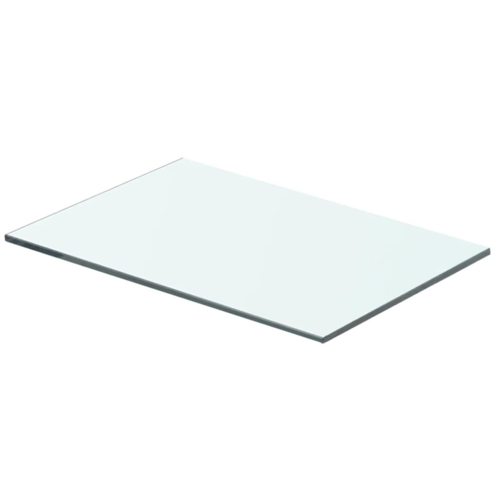 vidaXL Rafturi, 2 buc., 40 x 20 cm, panouri sticlă transparentă