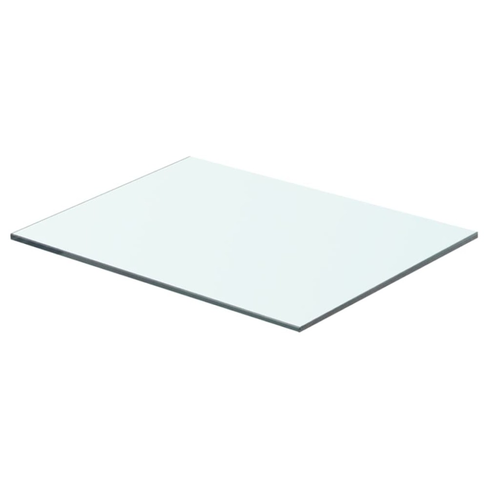 vidaXL Rafturi, 2 buc., 40 x 25 cm, panouri sticlă transparentă