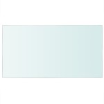 vidaXL Rafturi, 2 buc., 40 x 25 cm, panouri sticlă transparentă