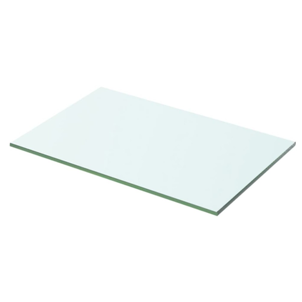 vidaXL Rafturi, 2 buc., 50 x 25 cm, panouri sticlă transparentă