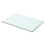 vidaXL Rafturi, 2 buc., 50 x 25 cm, panouri sticlă transparentă