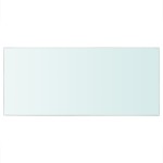 vidaXL Rafturi, 2 buc., 50 x 25 cm, panouri sticlă transparentă