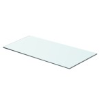 vidaXL Rafturi, 2 buc., 60 x 25 cm, panouri sticlă transparentă vidaXL Rafturi, 2 buc., 60 x 25 cm, panouri sticlă transparentă