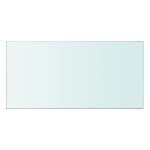 vidaXL Rafturi, 2 buc., 60 x 30 cm, panouri sticlă transparentă