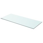 vidaXL Rafturi, 2 buc., 70 x 30 cm, panouri sticlă transparentă