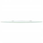 vidaXL Rafturi de colț cu suporturi de crom, 2 buc., 35x35 cm, sticlă