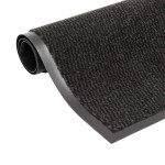 vidaXL Covoare ușă anti-praf, 2 buc. negru, 40x60 cm, dreptunghiular vidaXL Covoare ușă anti-praf, 2 buc. negru, 40x60 cm, dreptunghiular