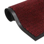 vidaXL Covoare ușă anti-praf, 2 buc., roșu, 40x60 cm, dreptunghiular vidaXL Covoare ușă anti-praf, 2 buc., roșu, 40x60 cm, dreptunghiular