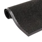 vidaXL Covoare ușă anti-praf, 2 buc., negru, 60x90 cm, dreptunghiular vidaXL Covoare ușă anti-praf, 2 buc., negru, 60x90 cm, dreptunghiular