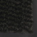 vidaXL Covoare ușă anti-praf, 2 buc., negru, 60x90 cm, dreptunghiular vidaXL Covoare ușă anti-praf, 2 buc., negru, 60x90 cm, dreptunghiular