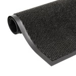 vidaXL Covoare ușă anti-praf, 2 buc., negru, 120x180 cm dreptunghiular vidaXL Covoare ușă anti-praf, 2 buc., negru, 120x180 cm dreptunghiular