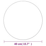 vidaXL Oglinzi de perete, 2 buc., 40 cm, sticlă, rotund vidaXL Oglinzi de perete, 2 buc., 40 cm, sticlă, rotund