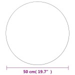 vidaXL Oglinzi de perete, 2 buc., 50 cm, sticlă, rotund vidaXL Oglinzi de perete, 2 buc., 50 cm, sticlă, rotund