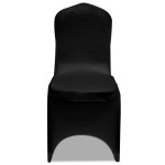 vidaXL Huse de scaun elastice, 24 buc., negru vidaXL Huse de scaun elastice, 24 buc., negru