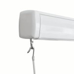 vidaXL Copertină manuală tip casetă, albastru și alb, 350 x 250 cm vidaXL Copertină manuală tip casetă, albastru și alb, 350 x 250 cm