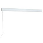 vidaXL Copertină manuală tip casetă, albastru și alb, 400 x 300 cm vidaXL Copertină manuală tip casetă, albastru și alb, 400 x 300 cm