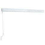vidaXL Copertină manuală tip casetă, albastru și alb, 500 x 300 cm vidaXL Copertină manuală tip casetă, albastru și alb, 500 x 300 cm