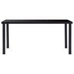 vidaXL Set mobilier de bucătărie, 9 piese, maro, piele ecologică