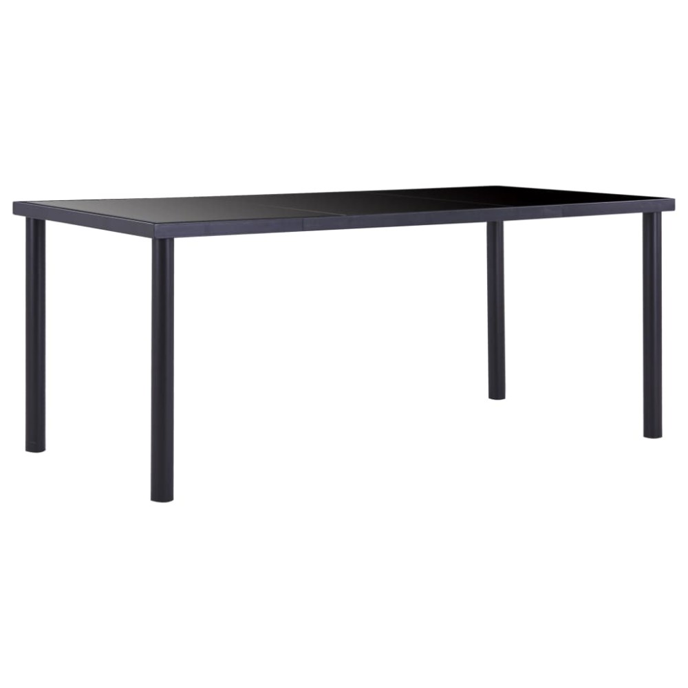 vidaXL Set mobilier de bucătărie, 9 piese, maro, piele ecologică