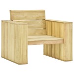 vidaXL Set mobilier de grădină, 4 piese, lemn de pin tratat vidaXL Set mobilier de grădină, 4 piese, lemn de pin tratat