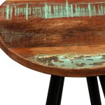 vidaXL Set de bar, 9 piese, lemn masiv de acacia și lemn reciclat