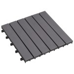 vidaXL Plăci pardoseală, 30 buc., gri, 30x30 cm, lemn masiv de acacia vidaXL Plăci pardoseală, 30 buc., gri, 30x30 cm, lemn masiv de acacia