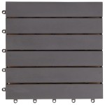 vidaXL Plăci pardoseală, 30 buc., gri, 30x30 cm, lemn masiv de acacia vidaXL Plăci pardoseală, 30 buc., gri, 30x30 cm, lemn masiv de acacia