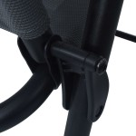 vidaXL Set mobilier tip bistro, 3 piese, gri, oțel