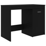 vidaXL Birou, negru, 140 x 50 x 76 cm, lemn prelucrat