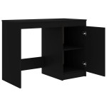 vidaXL Birou, negru, 140 x 50 x 76 cm, lemn prelucrat