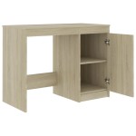 vidaXL Birou, stejar Sonoma, 140 x 50 x 76 cm, lemn prelucrat