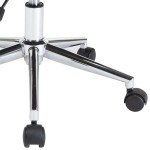 vidaXL Scaun de birou pivotant, gri taupe, lemn curbat și textil