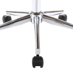 vidaXL Scaune de bucătărie pivotante, 2 buc. negru, piele ecologică