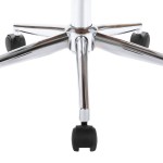 vidaXL Scaune de bucătărie pivotante, 4 buc., negru, piele ecologică