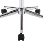 vidaXL Scaune de bucătărie pivotante, 6 buc., alb, piele ecologică