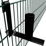 vidaXL Dispensere lamele paravan pentru gard, 2 buc., oțel vidaXL Dispensere lamele paravan pentru gard, 2 buc., oțel
