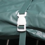 vidaXL Cort de animale detașabil verde închis 3,3x3,2m PVC 550g/m² vidaXL Cort de animale detașabil verde închis 3,3x3,2m PVC 550g/m²