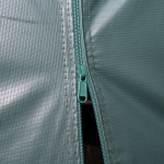 vidaXL Cort de animale detașabil verde închis 3,3x4,8m PVC 550g/m²